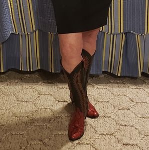 Ladies Genuine Python Western Boots